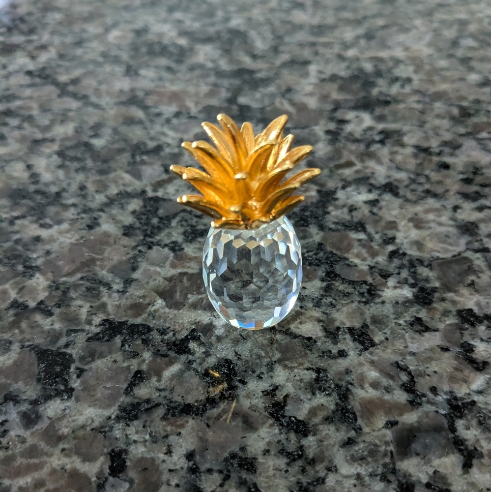 Swarovski crystal pineapple